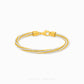 A gold-plated multi-strand snake chain bracelet with a lobster clasp, displayed on a clean white background with a Chip Lee Jewellery watermark at the bottom.