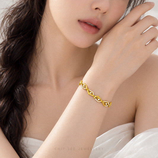 Duo Tone Greco Bracelet