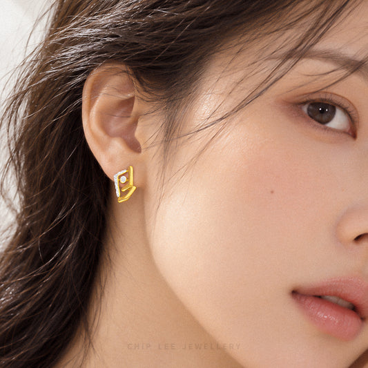 Duo Tone Greco Studs