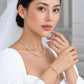 Duo Tone Pave Bracelet