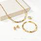 Duo Tone Pave Necklace