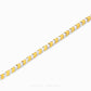 916 gold duo tone serpentine bracelet in 22K gold with fluid snake-inspired chain design