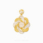 Duo Tone Statement Floral Pendant