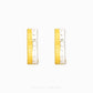 Duo Tone Textured Hoop Earring 2 in 916 (22K) gold and silver with textured surface by Chip Lee Jewellery Singapore.