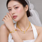 Duo Tone Toggle T-Bar Link Bracelet