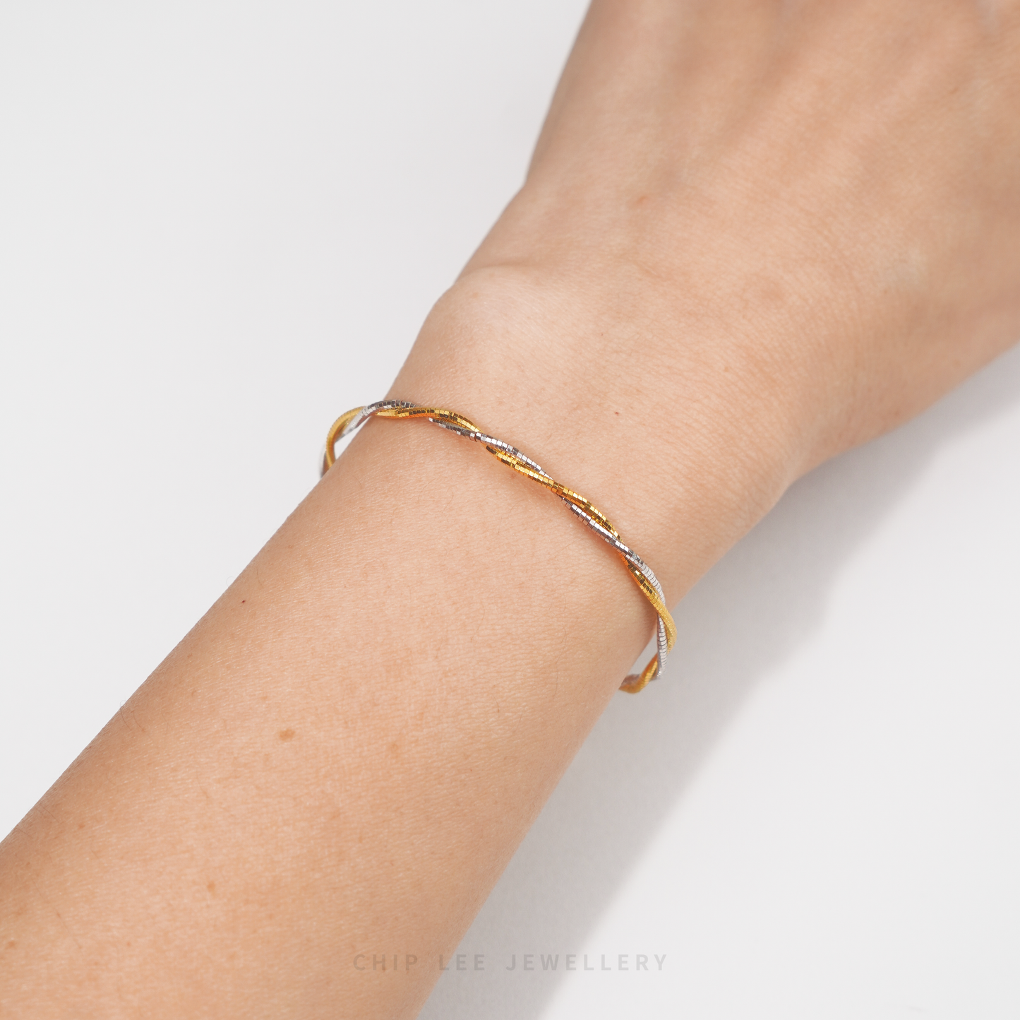 Duo Tone Twist Italia Flexi Bangle