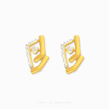 Duo Tone Greco Studs