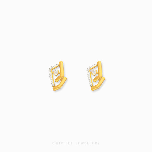 Duo Tone Greco Studs