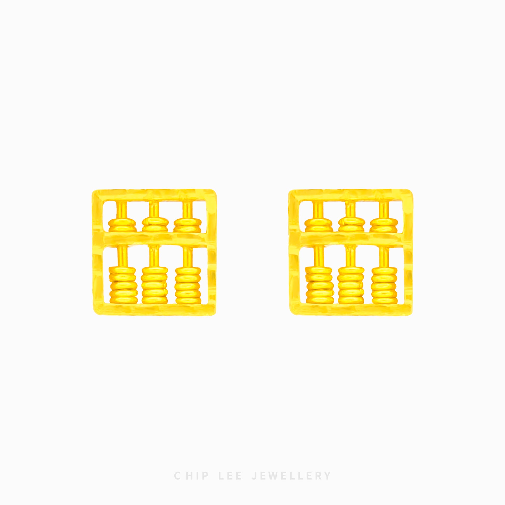 Abacus Square Stud Earring - Chip Lee Jewellery