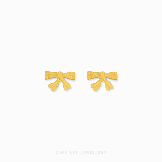 Dainty Ribbon Studs