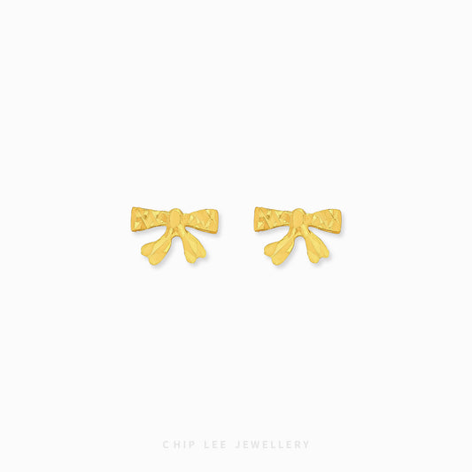 Dainty Ribbon Studs