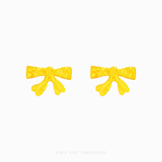 Dainty Ribbon Studs