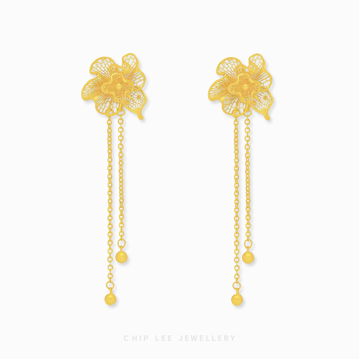 999 | 24K Gold Flora Earring