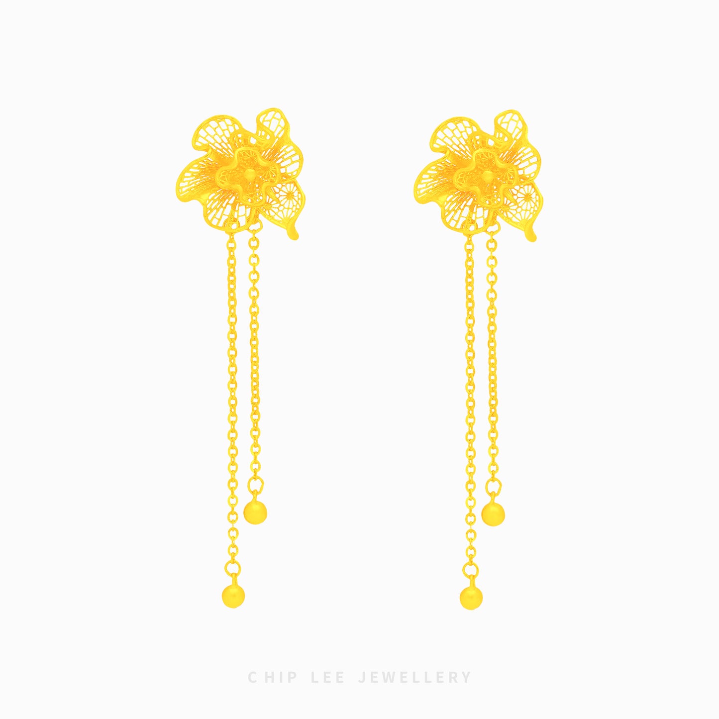 999 | 24K Gold Flora Earring