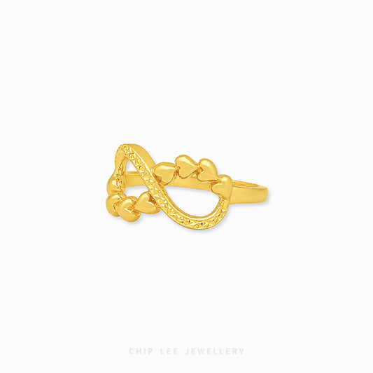 Eternal Hearts Infinity Ring