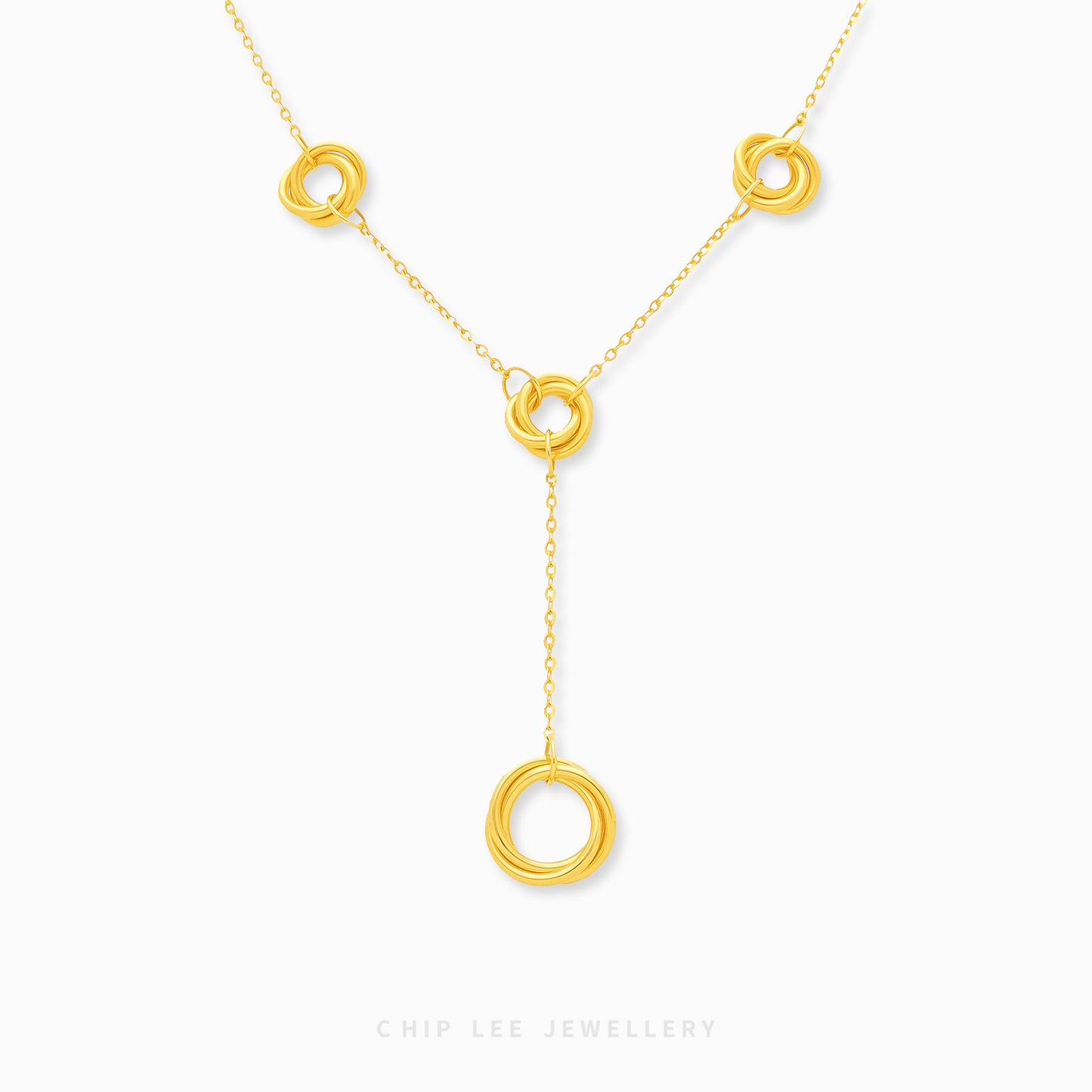 Evermore Trinity Loop Necklace