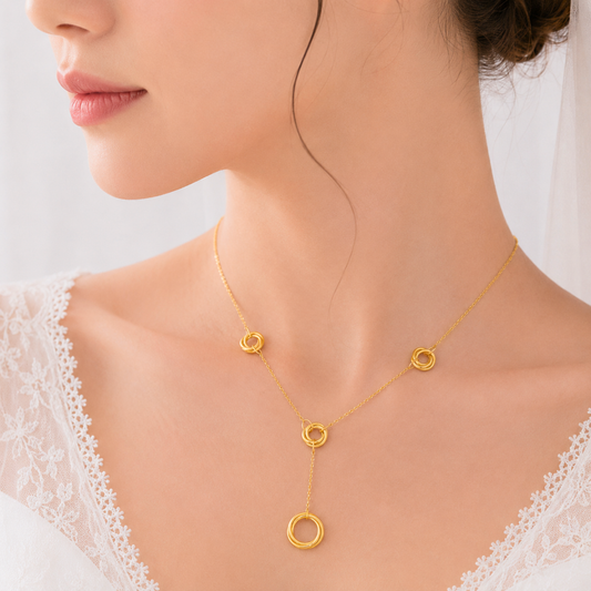Evermore Trinity Loop Necklace