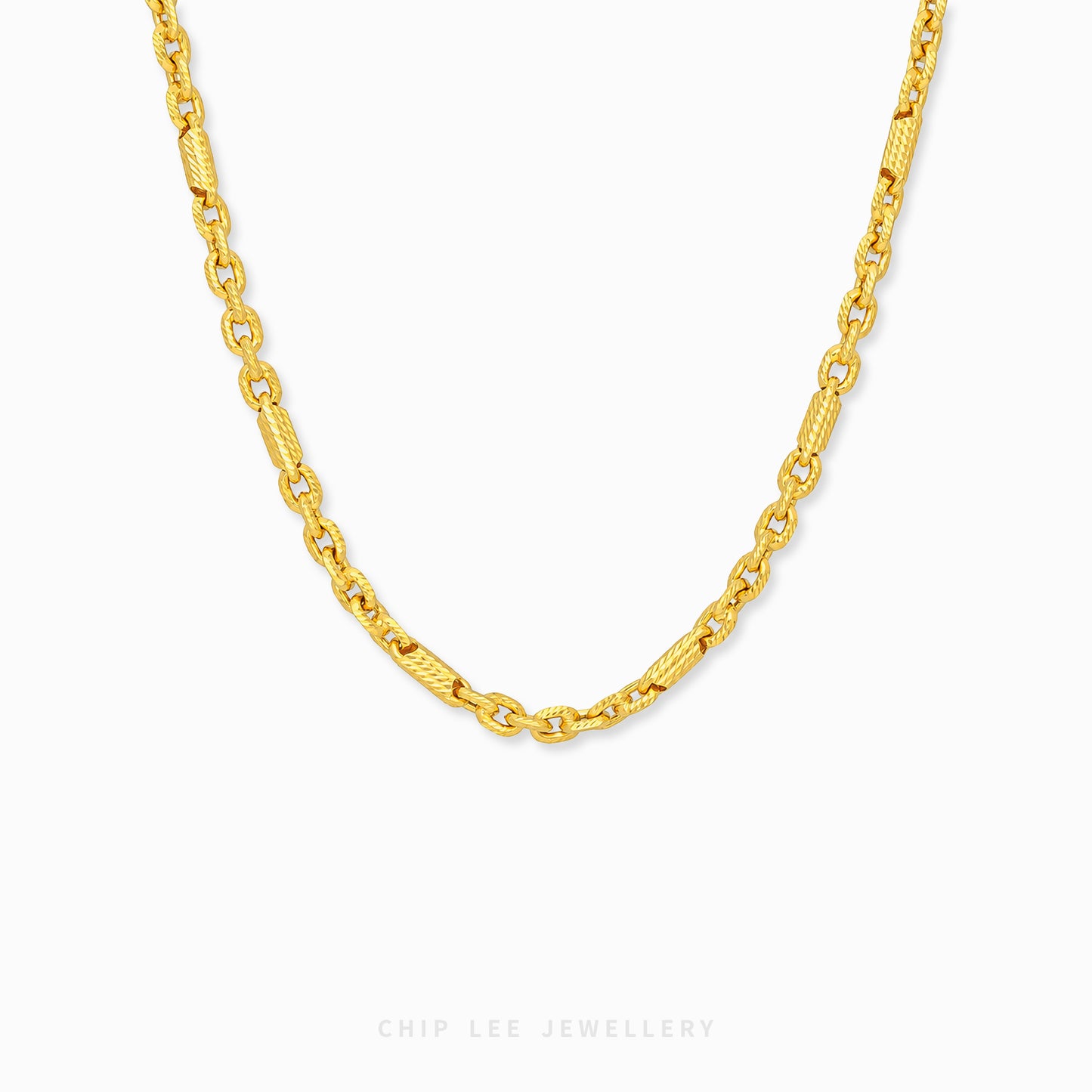 Faceted Link Necklace