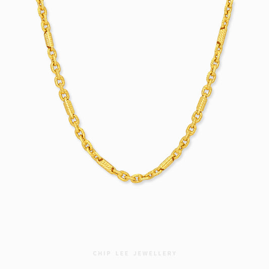 Faceted Link Necklace