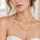 Faceted Link Necklace
