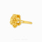 999 gold flower ring elegant feminine style