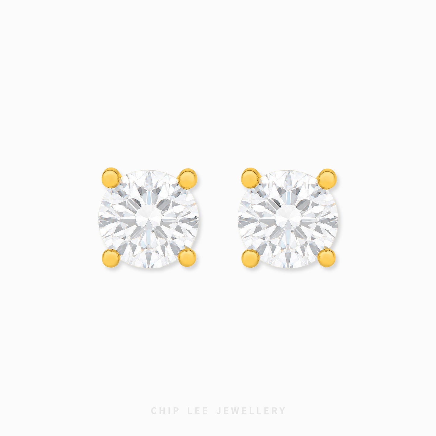 Cubic Zirconia Stud Earrings
