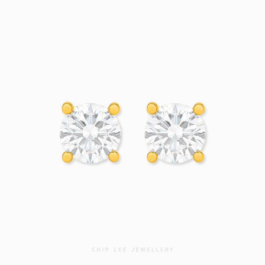 Cubic Zirconia Stud Earrings