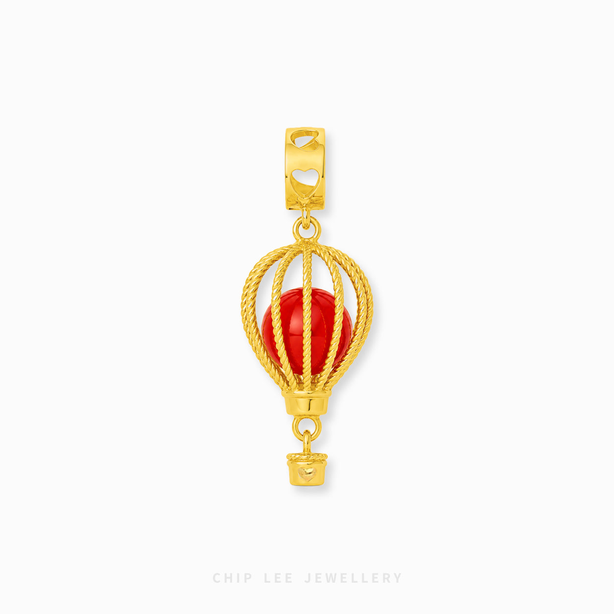 916 gold charm