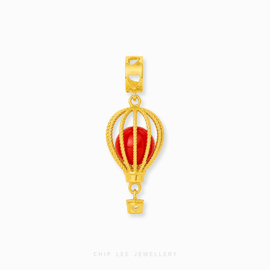 916 gold charm