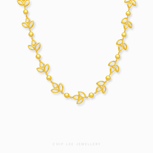 Leaf Petals Necklace