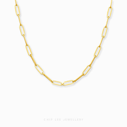 Classic Paperclip Chain Necklace