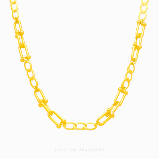 U-link Mixed Chain - Chip Lee Jewellery