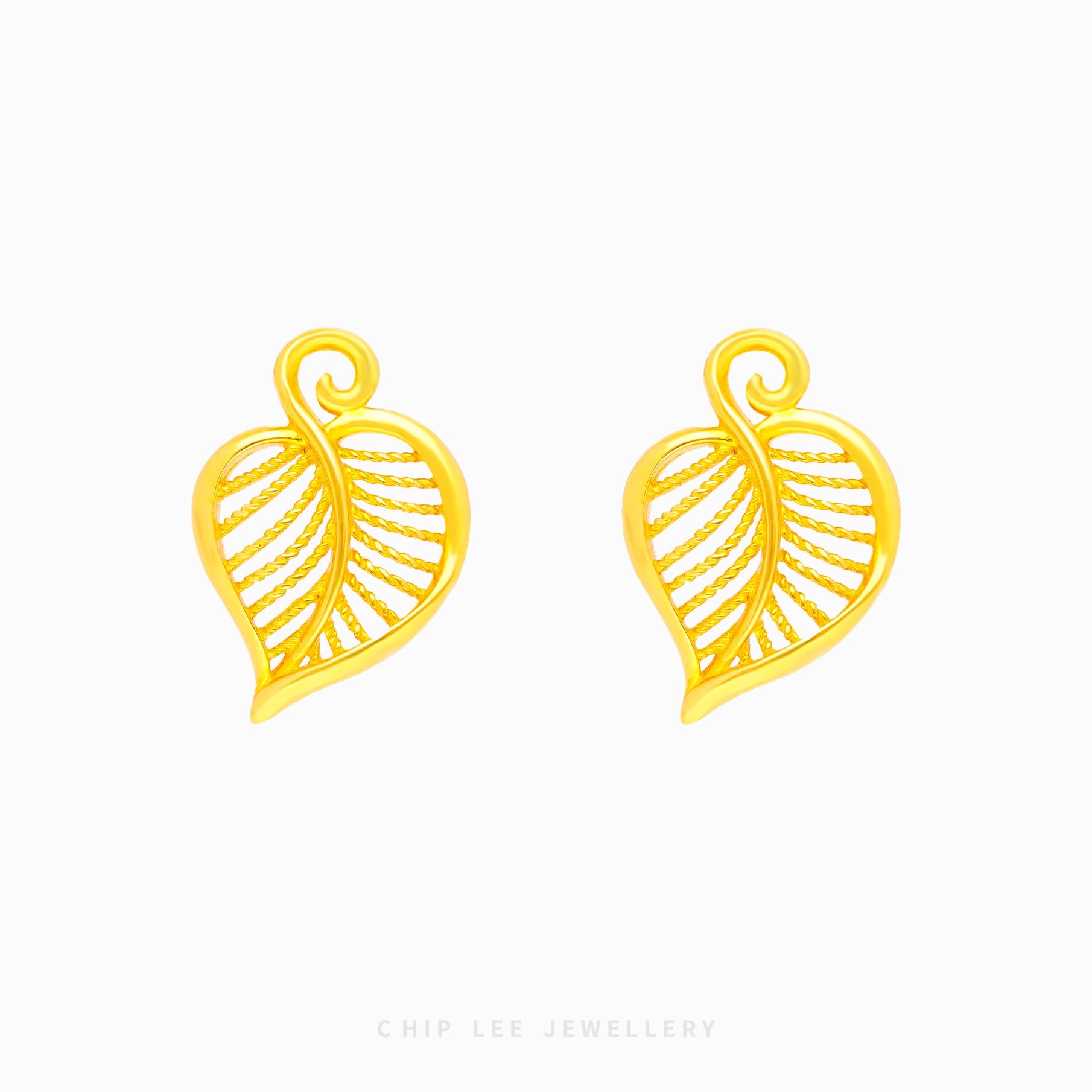 Gold Leaf Petal Earring - Chip Lee Jewellery