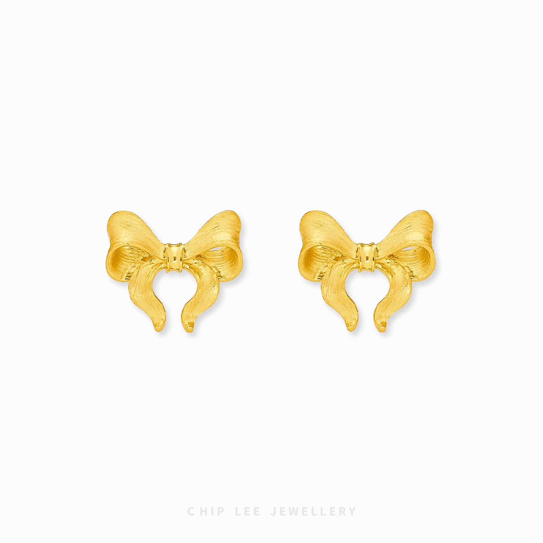 Ribbon Stud Earring - Chip Lee Jewellery
