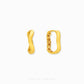 Gleam Curve Hoop Earrings