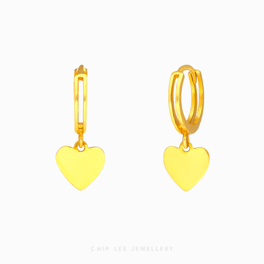 Heart Dangling Earring