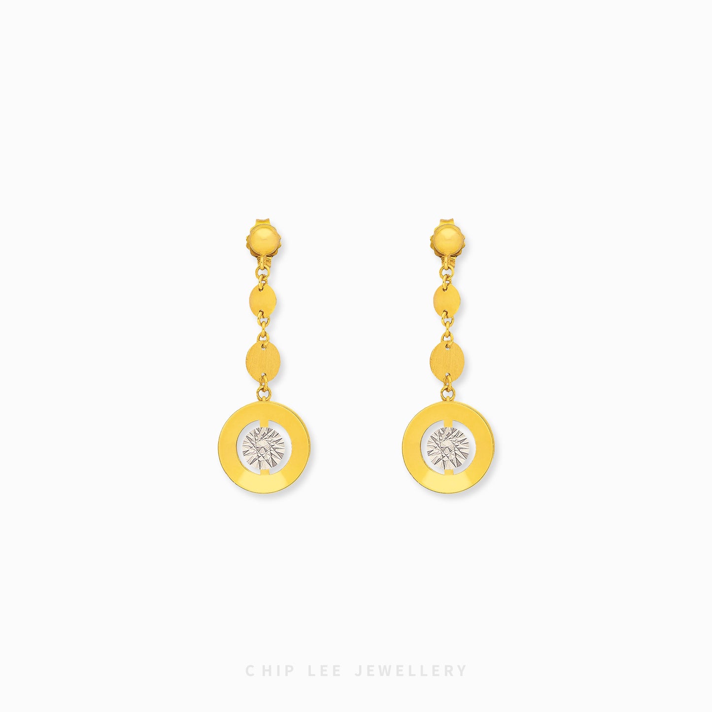 Duo Tone Oracle Earring