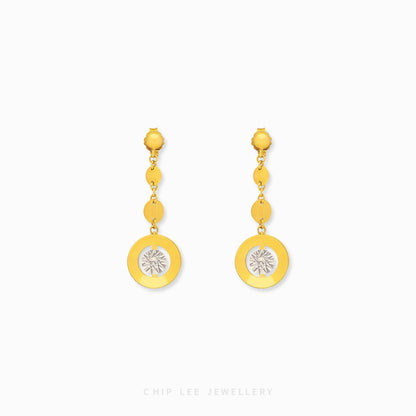 Duo Tone Oracle Earring