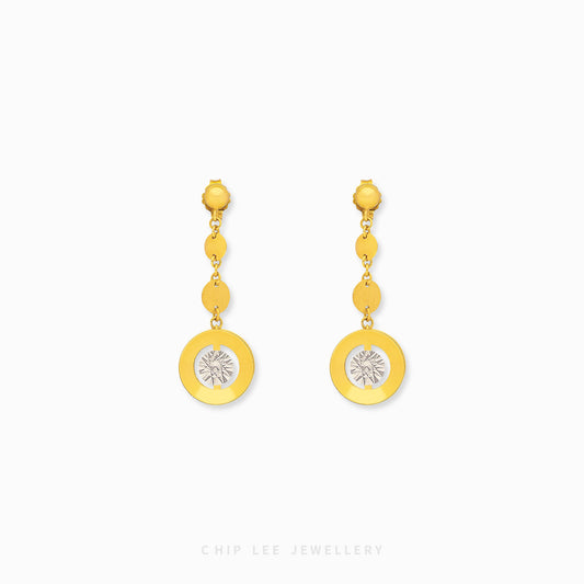 Duo Tone Oracle Earring