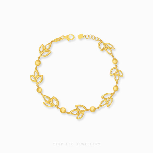 Leaf Petals Bracelet - Chip Lee Jewellery