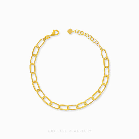 Oval Paperclip Bracelet