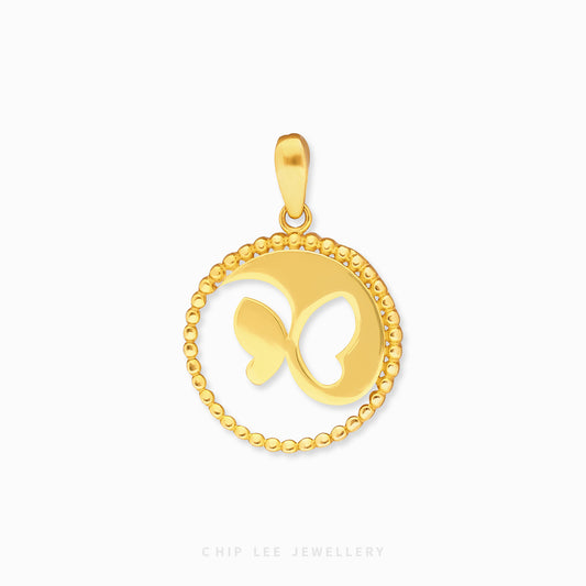 Dainty Butterfly Pendant - Chip Lee Jewellery