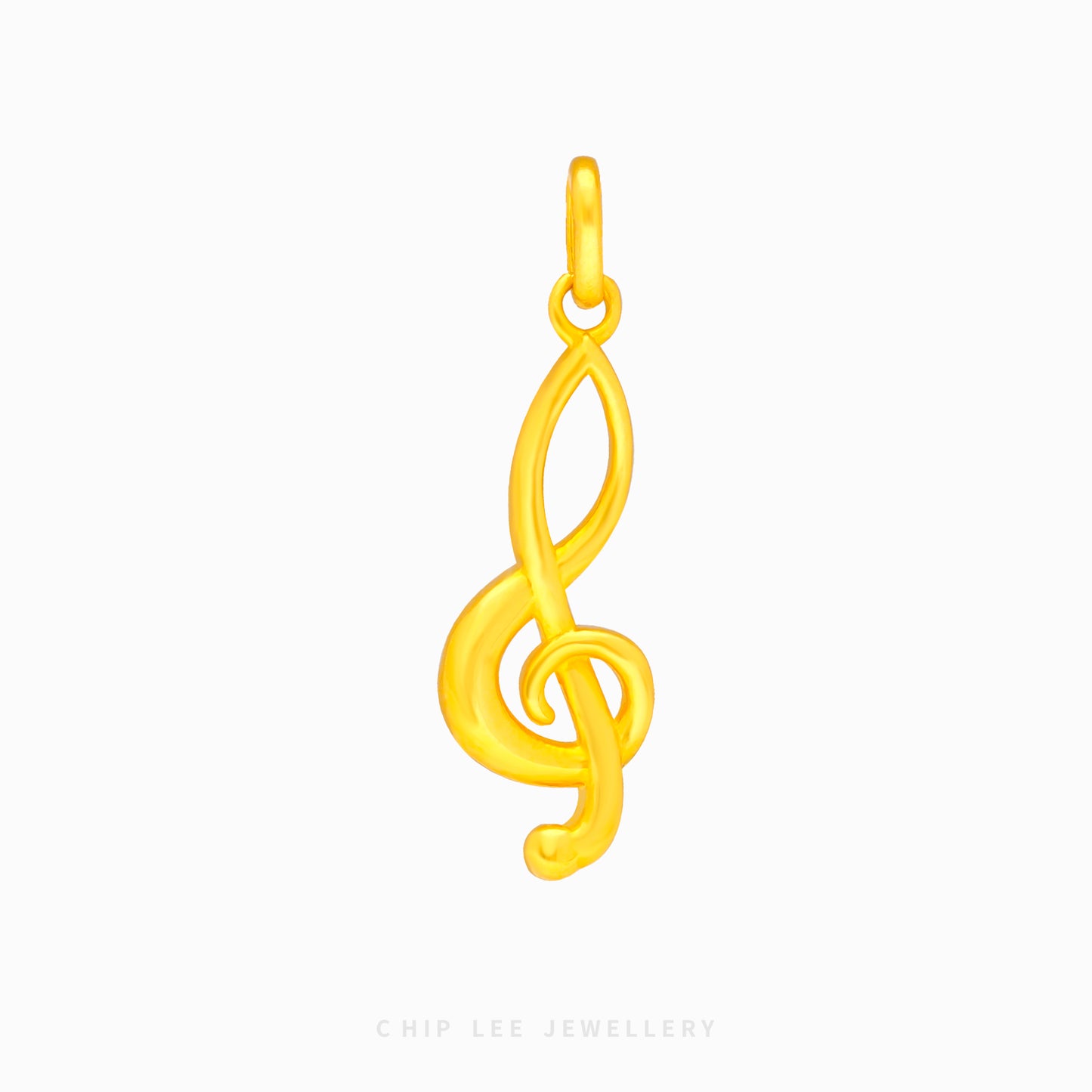 Music Treble Clef Pendant - Chip Lee Jewellery