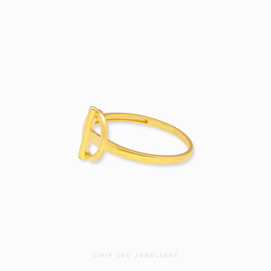 T Circle Ring - Chip Lee Jewellery