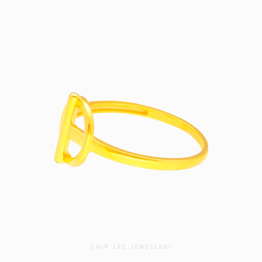 T Circle Ring - Chip Lee Jewellery