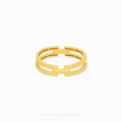 Minimalist Parallel Bar Ring