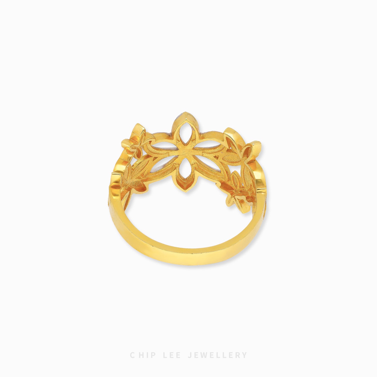 Duo Tone Flower Ring