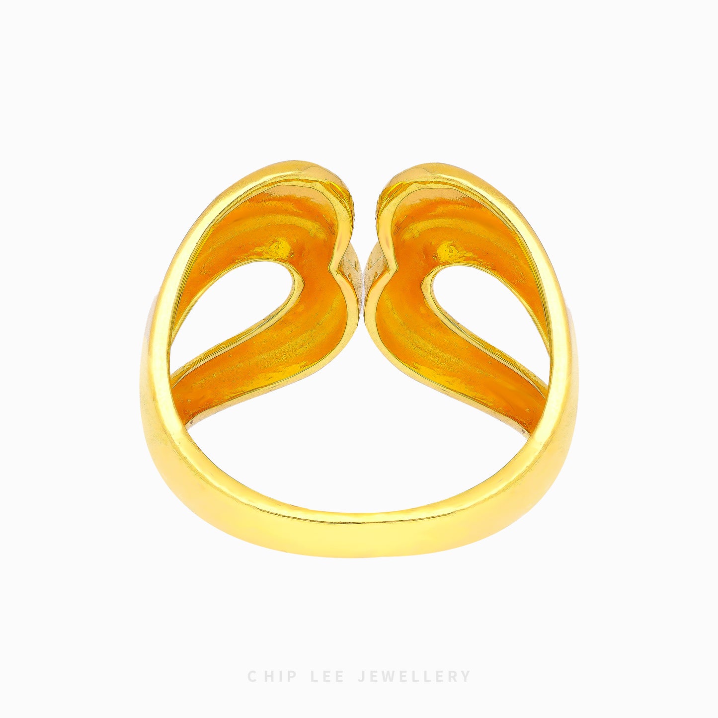 Duo Tone Loop Ring - Chip Lee Jewellery