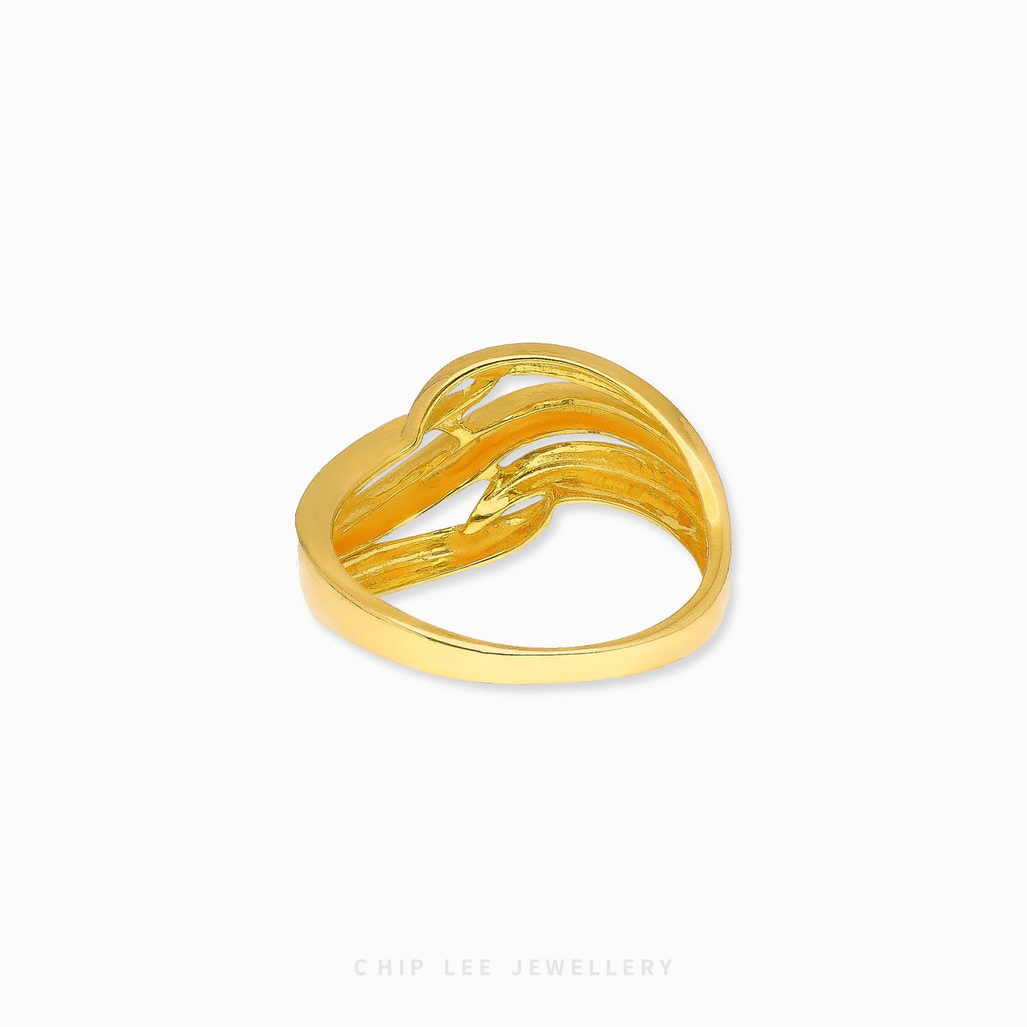 Duo Tone Wave Ring