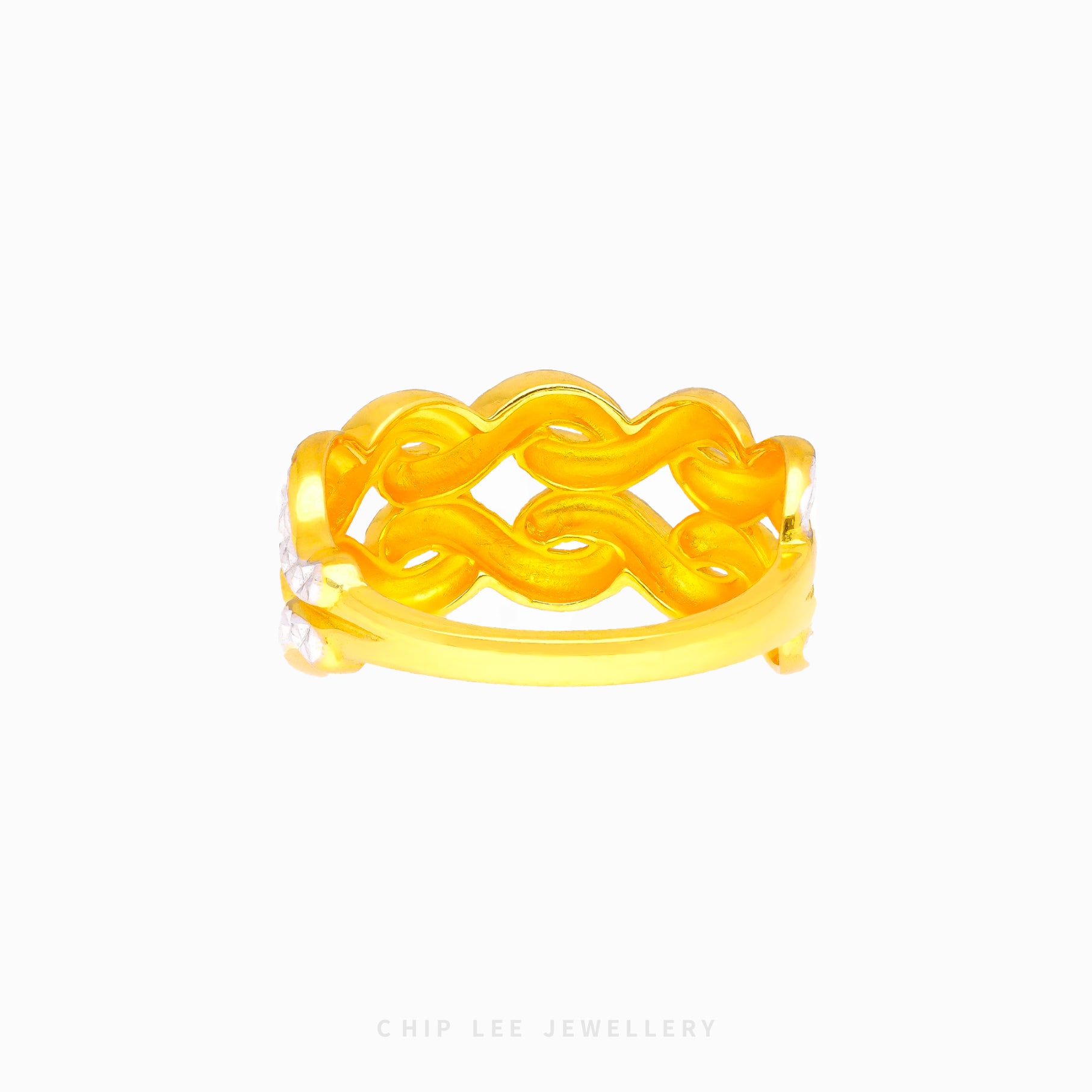 Duo Tone Wavy Ring - Chip Lee Jewellery